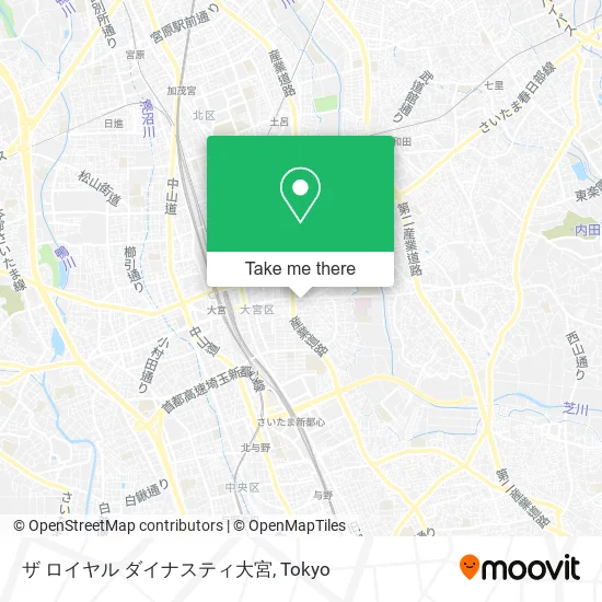 ザ ロイヤル ダイナスティ大宮 map