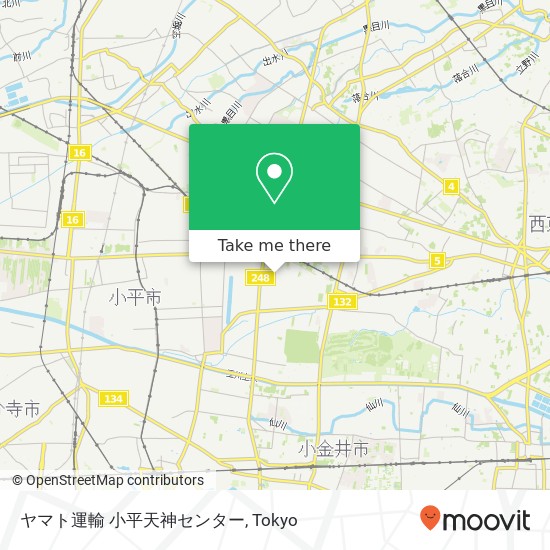 ヤマト運輸 小平天神センター map