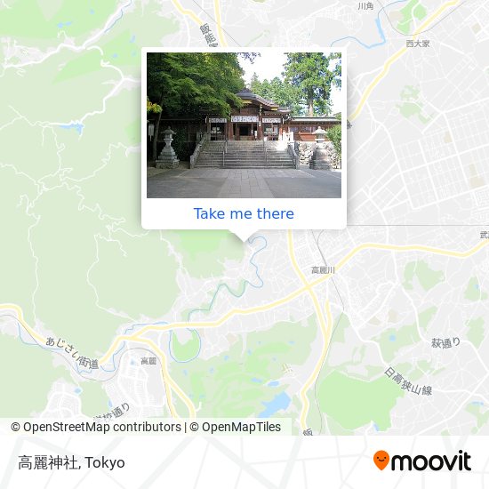 高麗神社 map