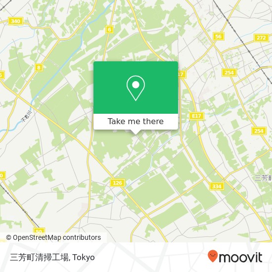 三芳町清掃工場 map