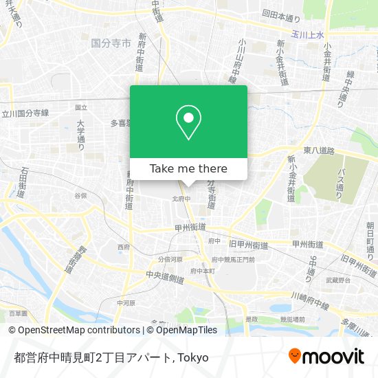 都営府中晴見町2丁目アパート map