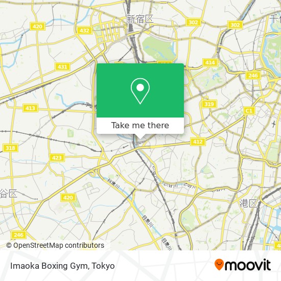 Imaoka Boxing Gym map