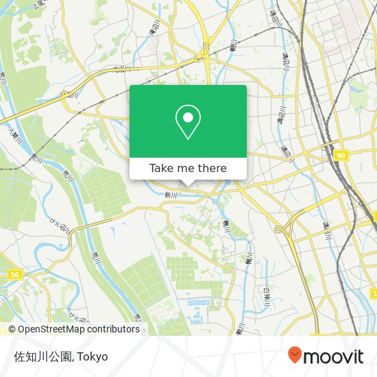 佐知川公園 map