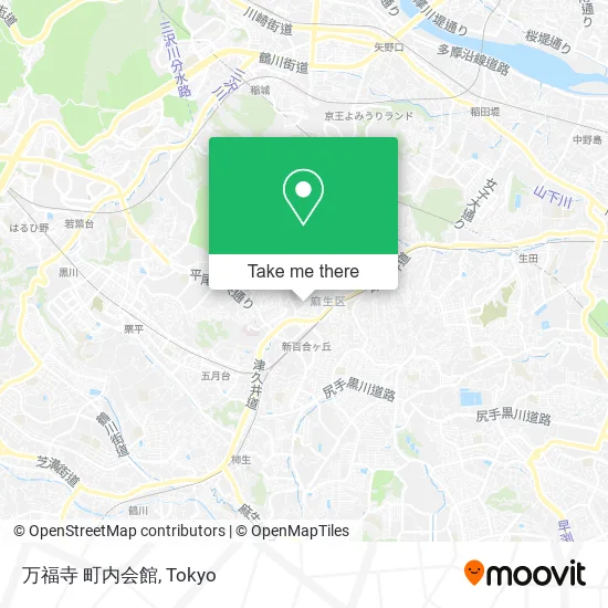万福寺 町内会館 map
