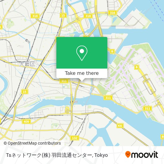 Tsネットワーク(株) 羽田流通センター map