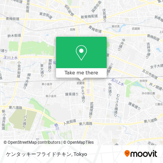 ケンタッキーフライドチキン map