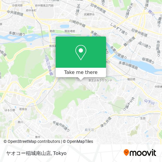 ヤオコー稲城南山店 map