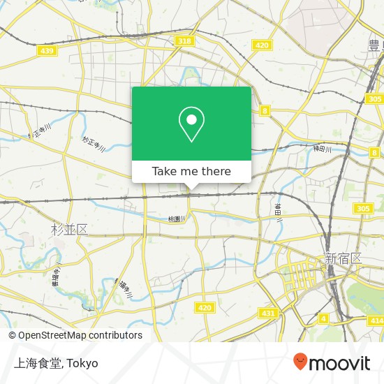 上海食堂 map