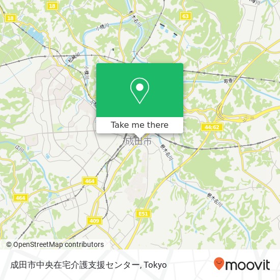 成田市中央在宅介護支援センター map