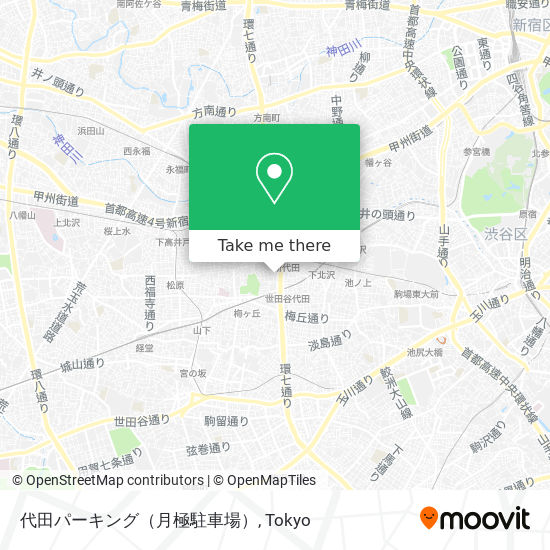 代田パーキング（月極駐車場） map