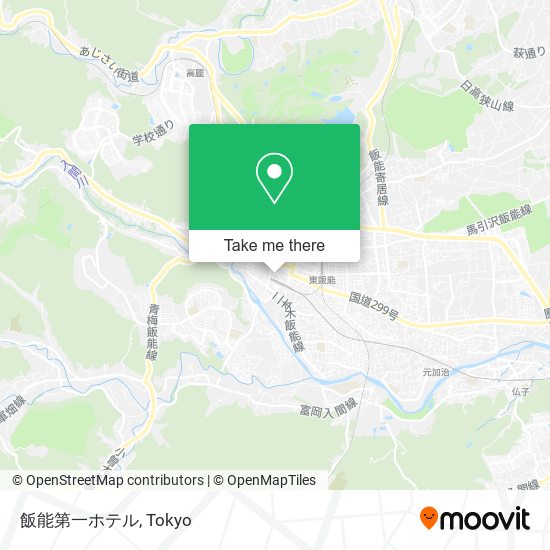 飯能第一ホテル map