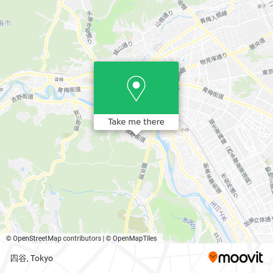 四谷 map