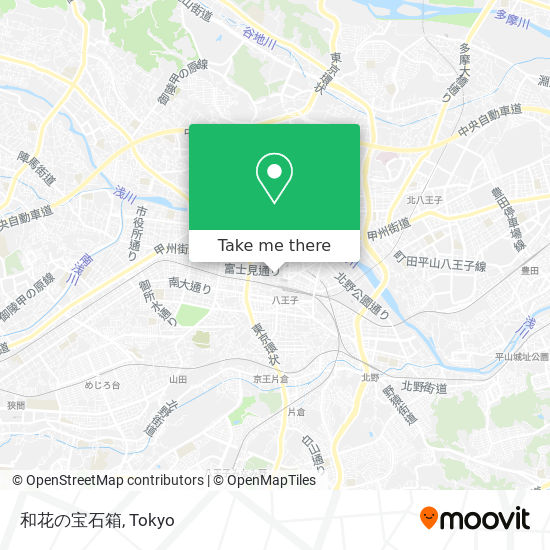 怎樣搭巴士或地鐵去八王子市的和花の宝石箱 Moovit