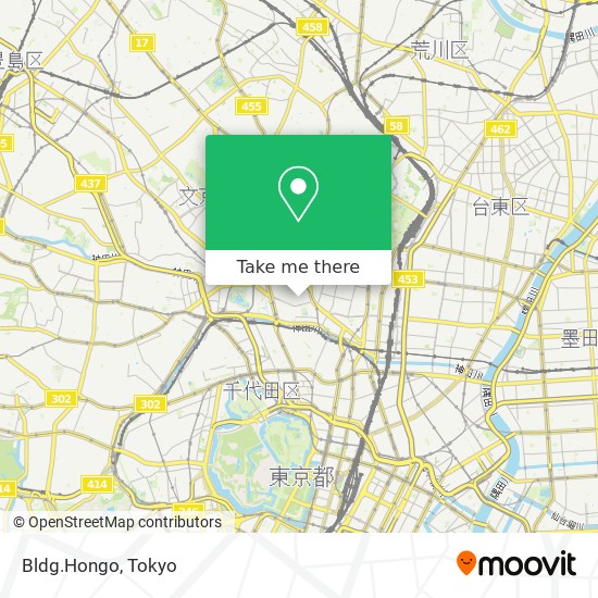 Bldg.Hongo map