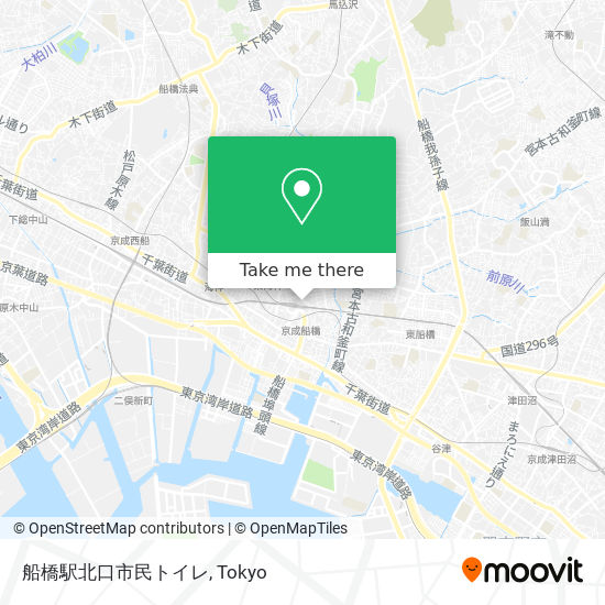 船橋駅北口市民トイレ map