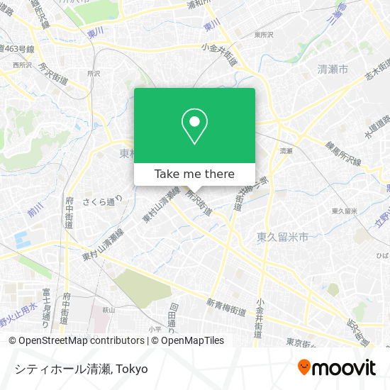 シティホール清瀬 map