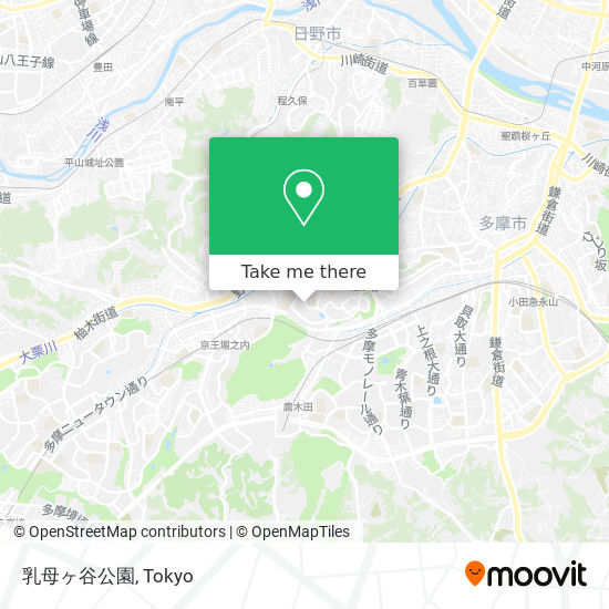 乳母ヶ谷公園 map