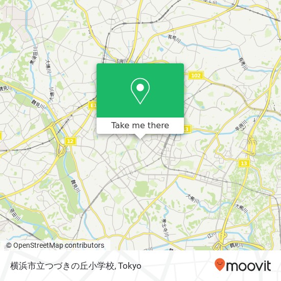 横浜市立つづきの丘小学校 map