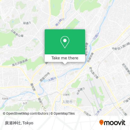 廣瀬神社 map
