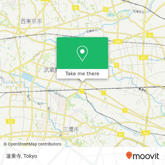 蓮乗寺 map
