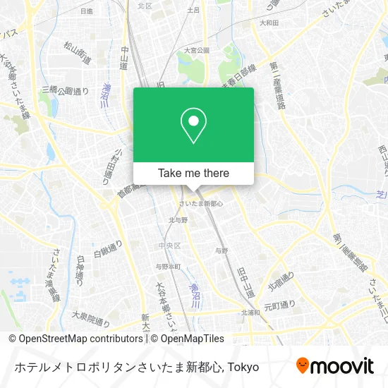 ホテルメトロポリタンさいたま新都心 map