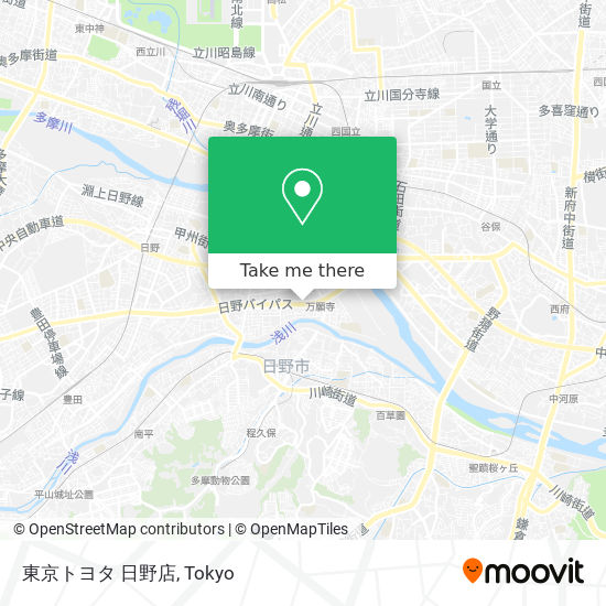 東京トヨタ 日野店 map