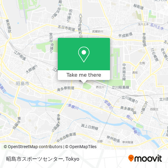昭島市スポーツセンター map