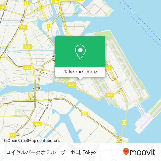 ロイヤルパークホテル　ザ　羽田 map