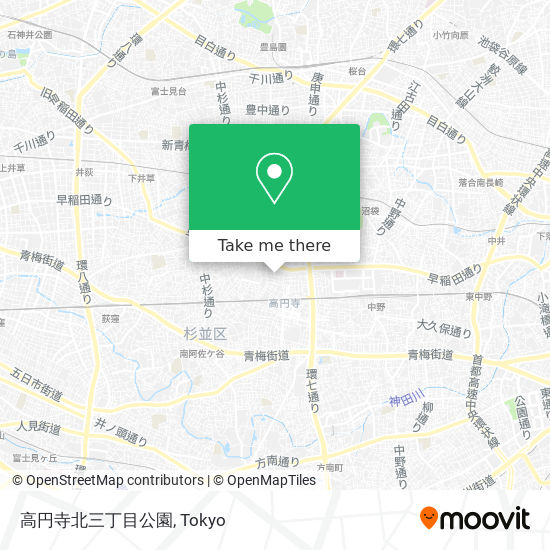 高円寺北三丁目公園 map