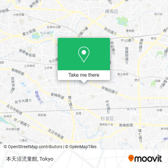 本天沼児童館 map