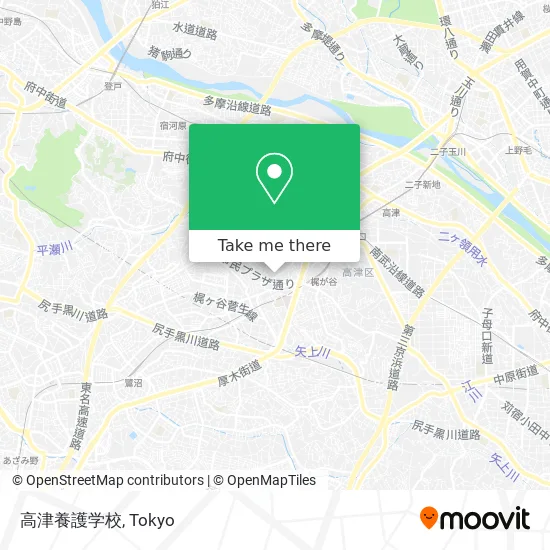 高津養護学校 map