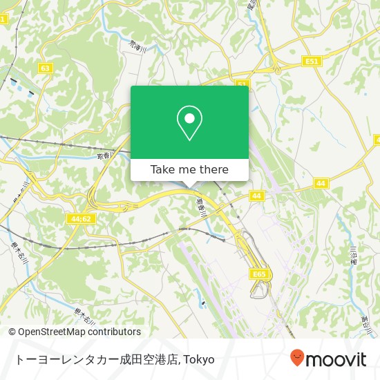 トーヨーレンタカー成田空港店 map
