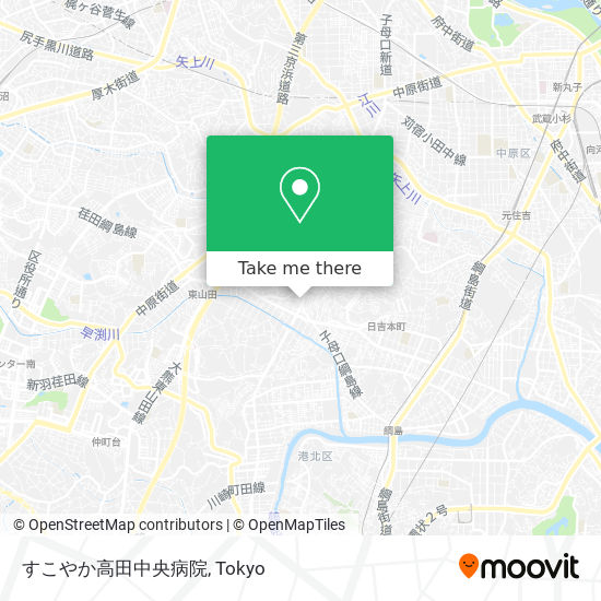 すこやか高田中央病院 map