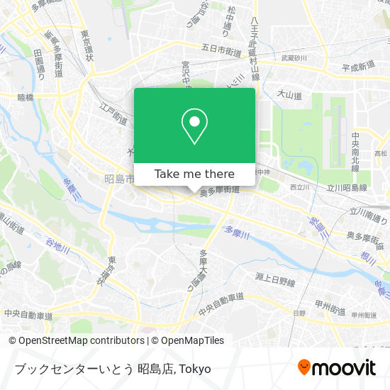 ブックセンターいとう 昭島店 map