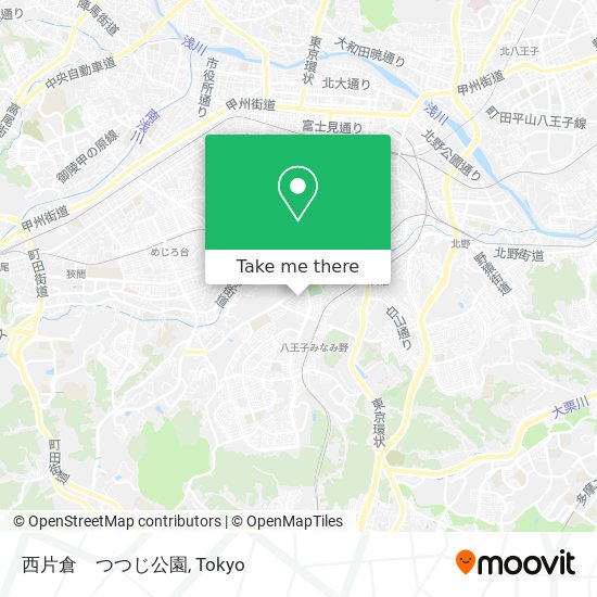 西片倉　つつじ公園 map