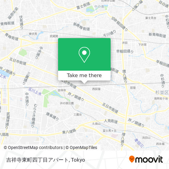 吉祥寺東町四丁目アパート map