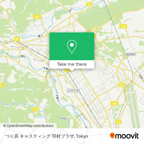 つり具 キャスティング 羽村プラザ map