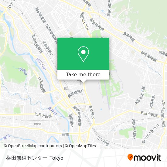 横田無線センター map