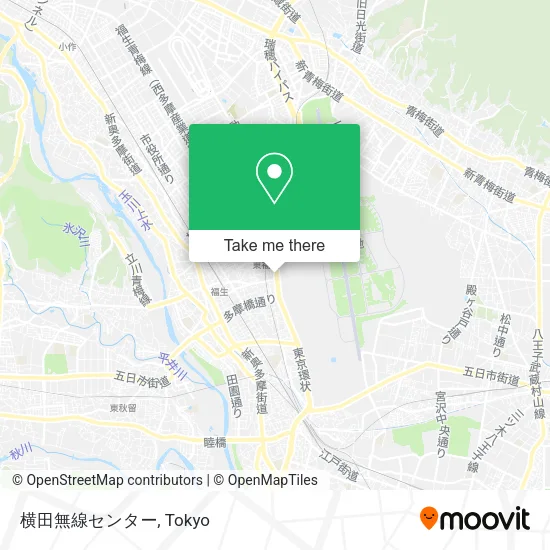 横田無線センター map