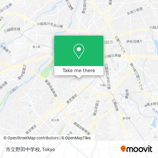 市立野田中学校 map