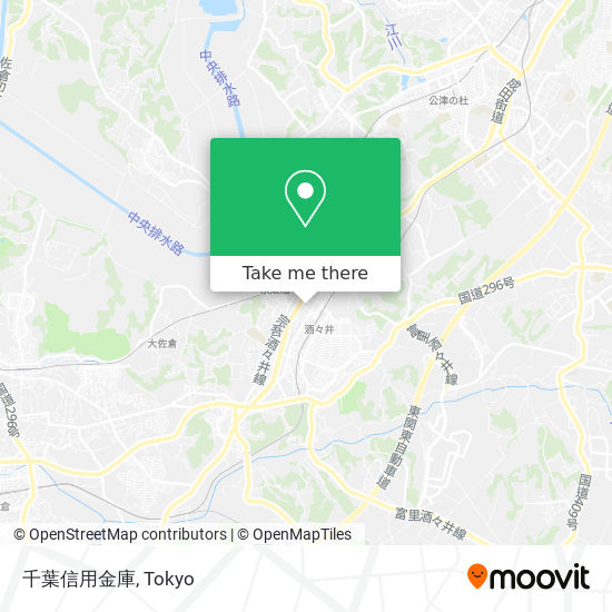 千葉信用金庫 map