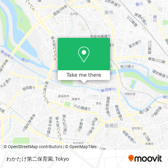 わかたけ第二保育園 map