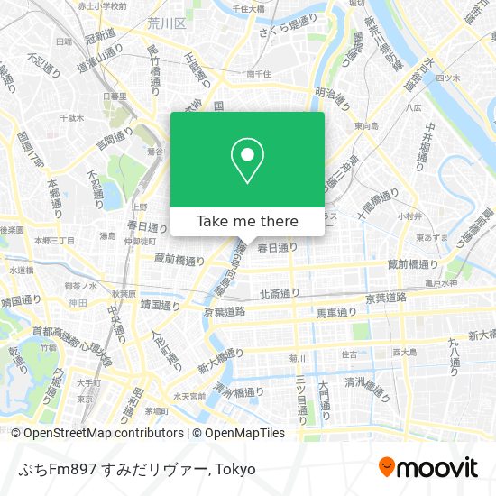 ぷちFm897 すみだリヴァー map