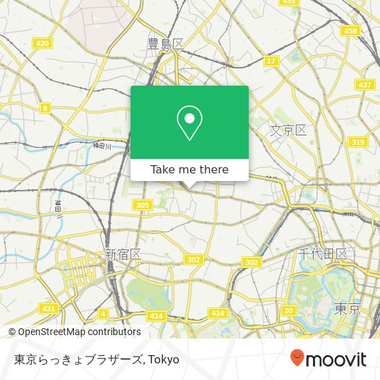 東京らっきょブラザーズ map