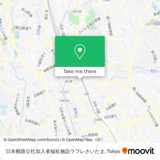 日本郵政公社加入者福祉施設ラフレさいたま map