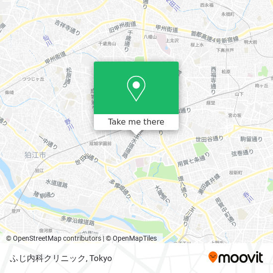 ふじ内科クリニック map