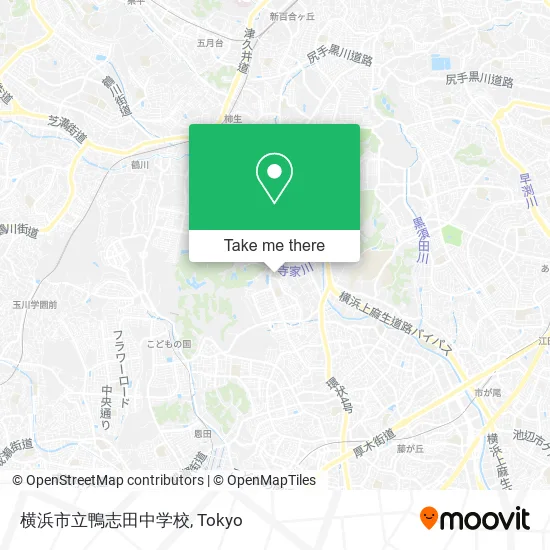 横浜市立鴨志田中学校 map