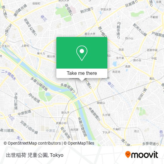 出世稲荷 児童公園 map