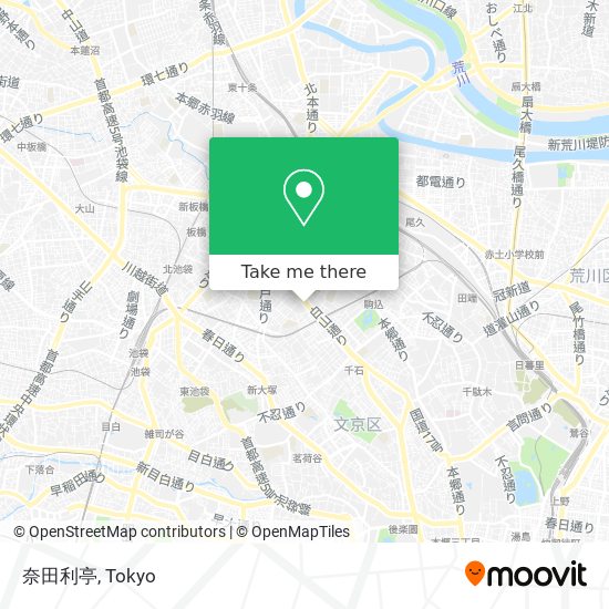 奈田利亭 map