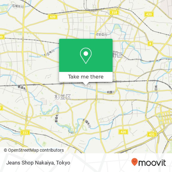 Jeans Shop Nakaiya map